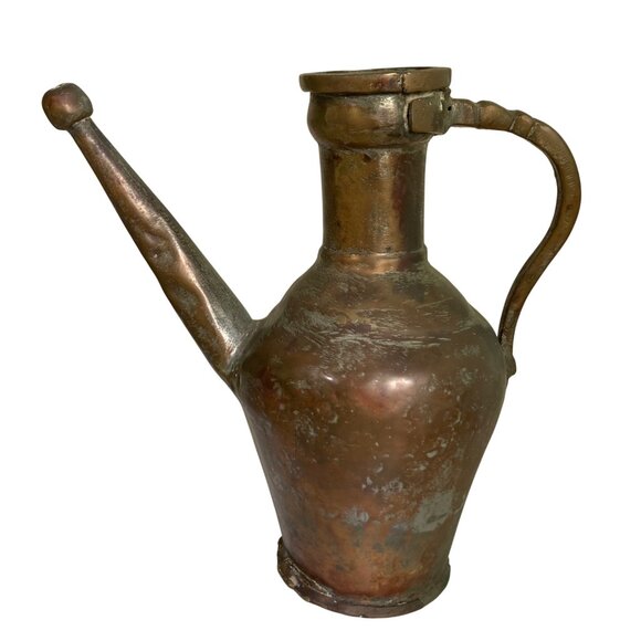 Other - Aged Hand Forged Metal Pitcher Primitive Rustic Antique Decor